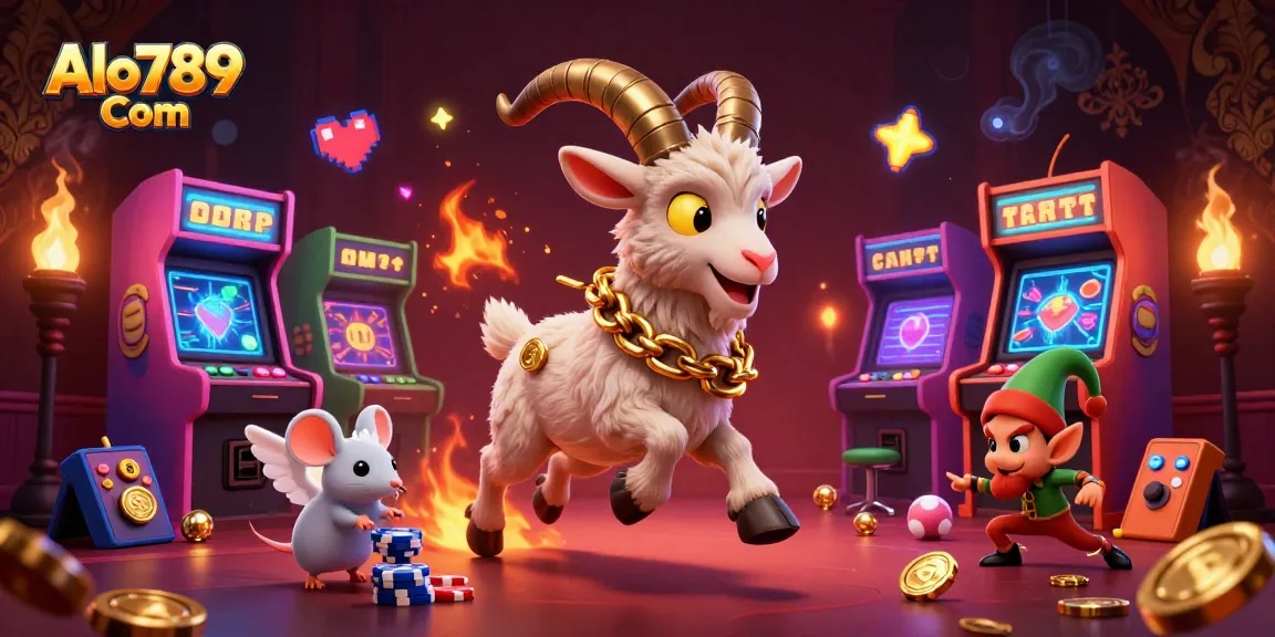 Engage in thrilling cockfighting at Alo789 Com with vibrant gaming action and festive characters.