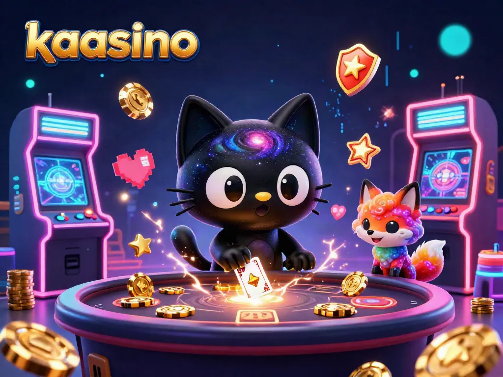 Engage in exciting gameplay at Kaasino with vibrant animations and a cosmic theme