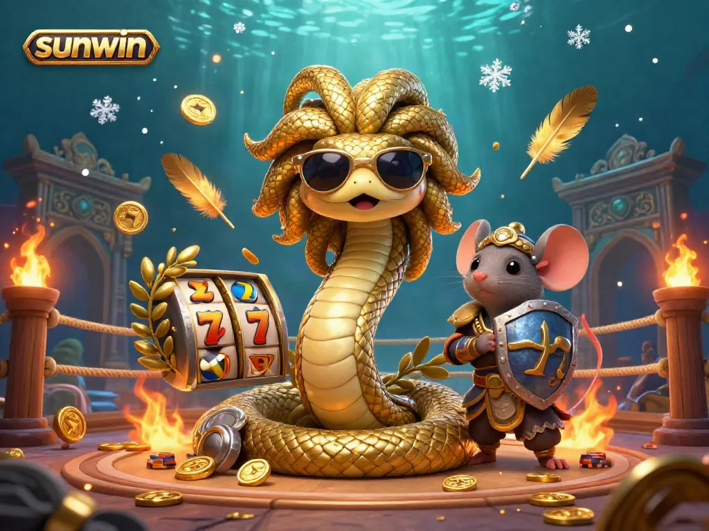 Experience exciting spins with sunwin's vibrant slots game featuring Medusa and golden tokens.